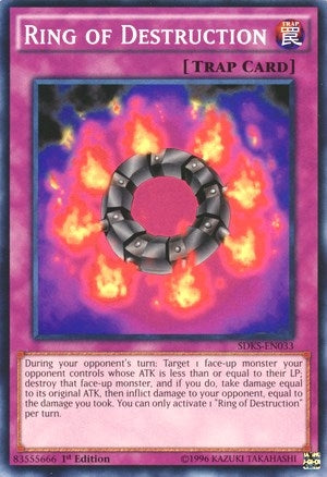 Image for Ring of Destruction (Structure Deck: Seto Kaiba) (SDKS-EN033) - YuGiOh
