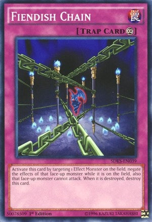 Image for Fiendish Chain (Structure Deck: Seto Kaiba) (SDKS-EN039) - YuGiOh