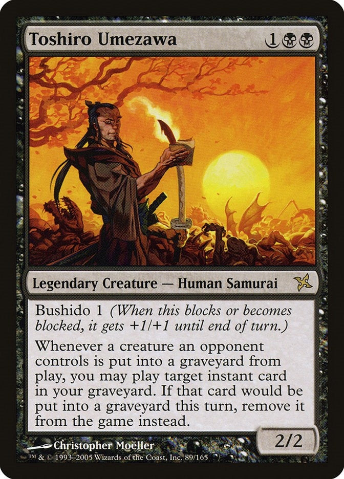 Image for Toshiro Umezawa (Betrayers of Kamigawa) (89) - Magic: The Gathering