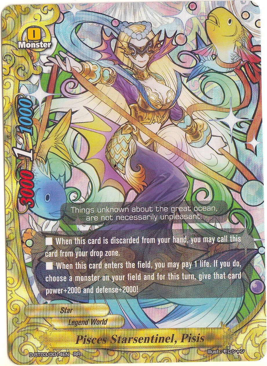 Image for Pisces Starsentinel, Pisis (Annihilate! Great Demonic Dragon!!) (D-BT03/0014EN) - Future Card BuddyFight