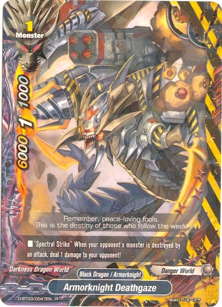 Image for Armorknight Deathgaze (Annihilate! Great Demonic Dragon!!) (D-BT03/0047EN) - Future Card BuddyFight