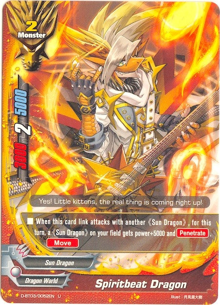 Image for Spiritbeat Dragon (Annihilate! Great Demonic Dragon!!) (D-BT03/0052EN) - Future Card BuddyFight