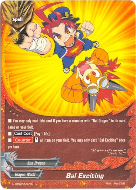Image for Bal Exciting (Annihilate! Great Demonic Dragon!!) (D-BT03/0057EN) - Future Card BuddyFight