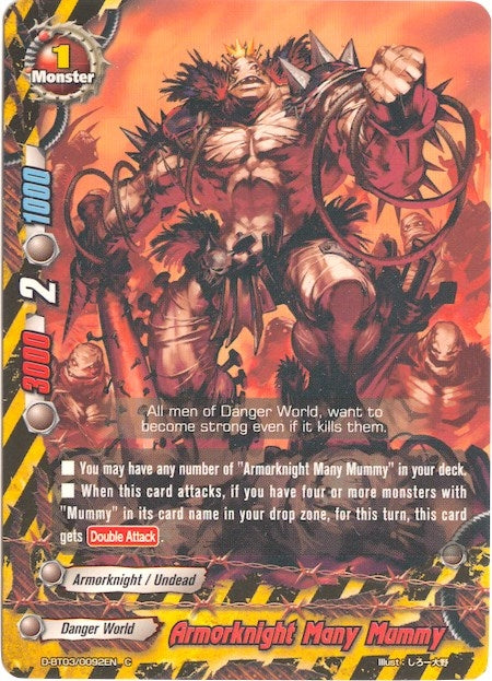 Image for Armorknight Many Mummy (Annihilate! Great Demonic Dragon!!) (D-BT03/0092EN) - Future Card BuddyFight