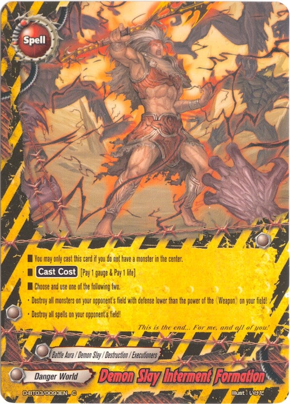 Image for Demon Slay Interment Formation (Annihilate! Great Demonic Dragon!!) (D-BT03/0093EN) - Future Card BuddyFight