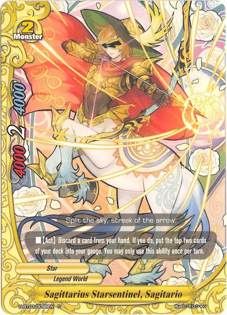 Image for Sagittarius Starsentinel, Sagitario (Annihilate! Great Demonic Dragon!!) (D-BT03/0098EN) - Future Card BuddyFight