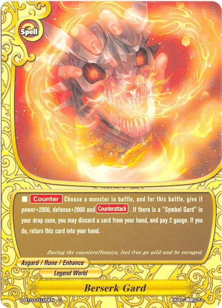 Image for Berserk Gard (Annihilate! Great Demonic Dragon!!) (D-BT03/0100EN) - Future Card BuddyFight