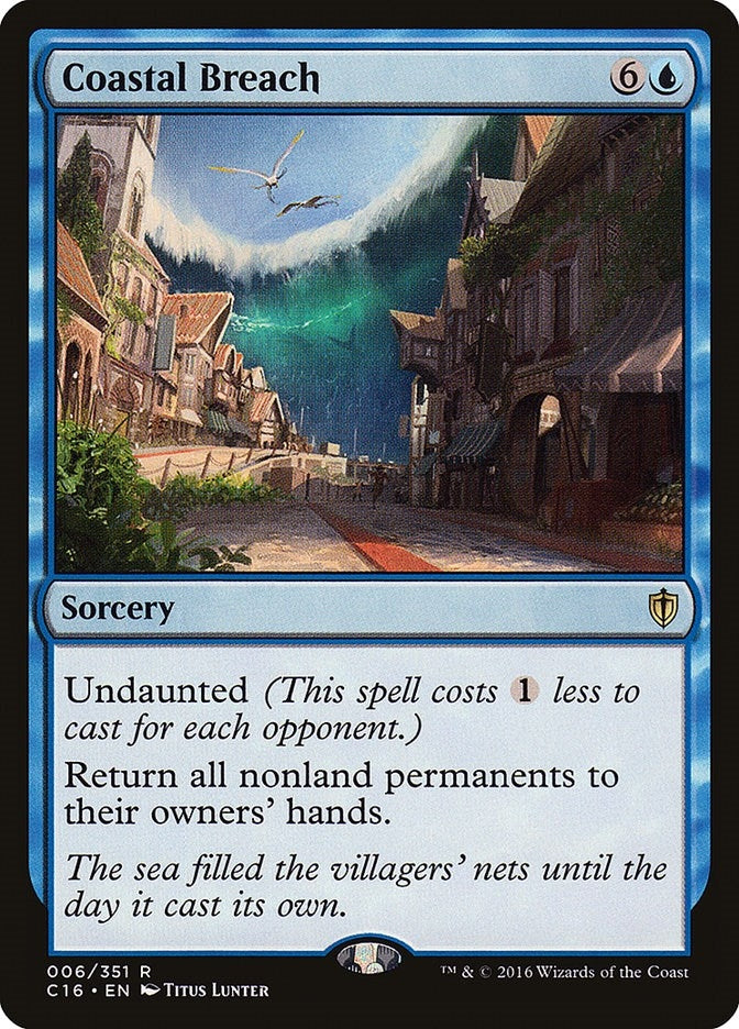 Image for Coastal Breach (Commander 2016) (6) - Magic: The Gathering