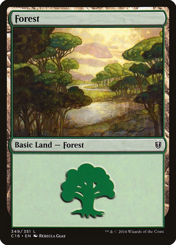 Image for Forest (349) (Commander 2016) (349) - Magic: The Gathering