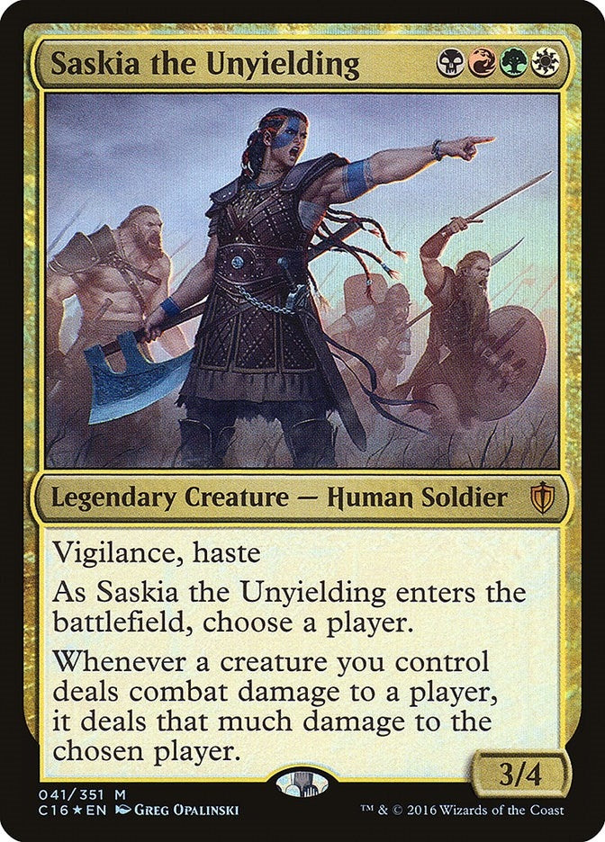 Image for Saskia the Unyielding (Commander 2016) (41) - Magic: The Gathering