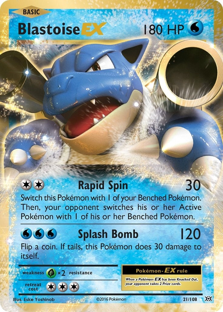 Image for Blastoise EX (XY - Evolutions) (21/108) - Pokemon