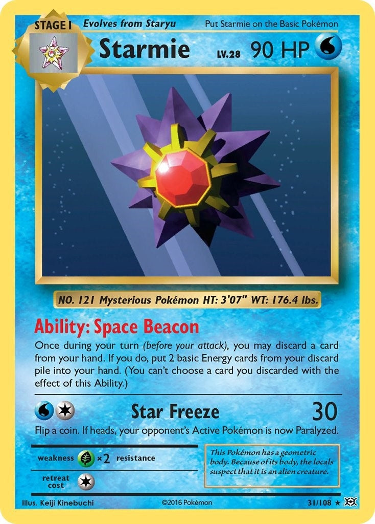 Image for Starmie (XY - Evolutions) (31/108) - Pokemon