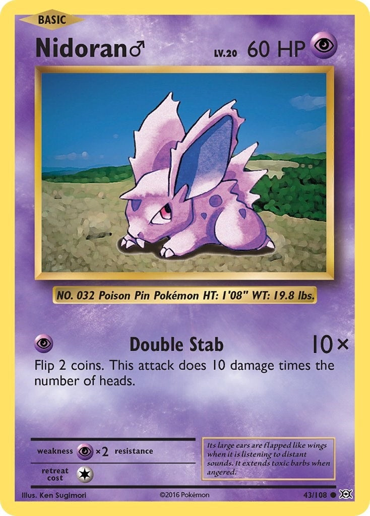 Image for Nidoran M (XY - Evolutions) (43/108) - Pokemon