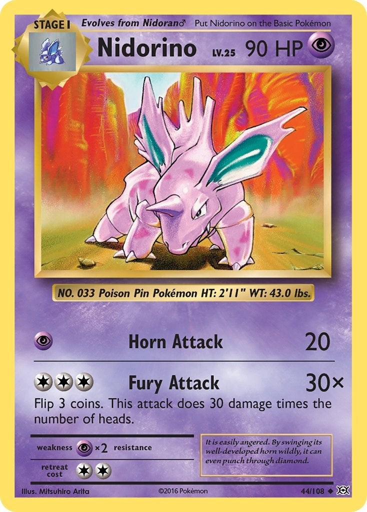 Image for Nidorino (XY - Evolutions) (44/108) - Pokemon