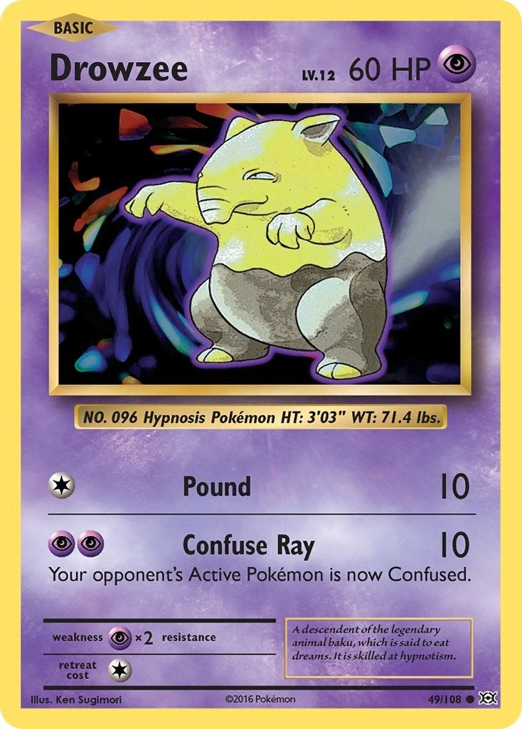 Image for Drowzee (XY - Evolutions) (49/108) - Pokemon