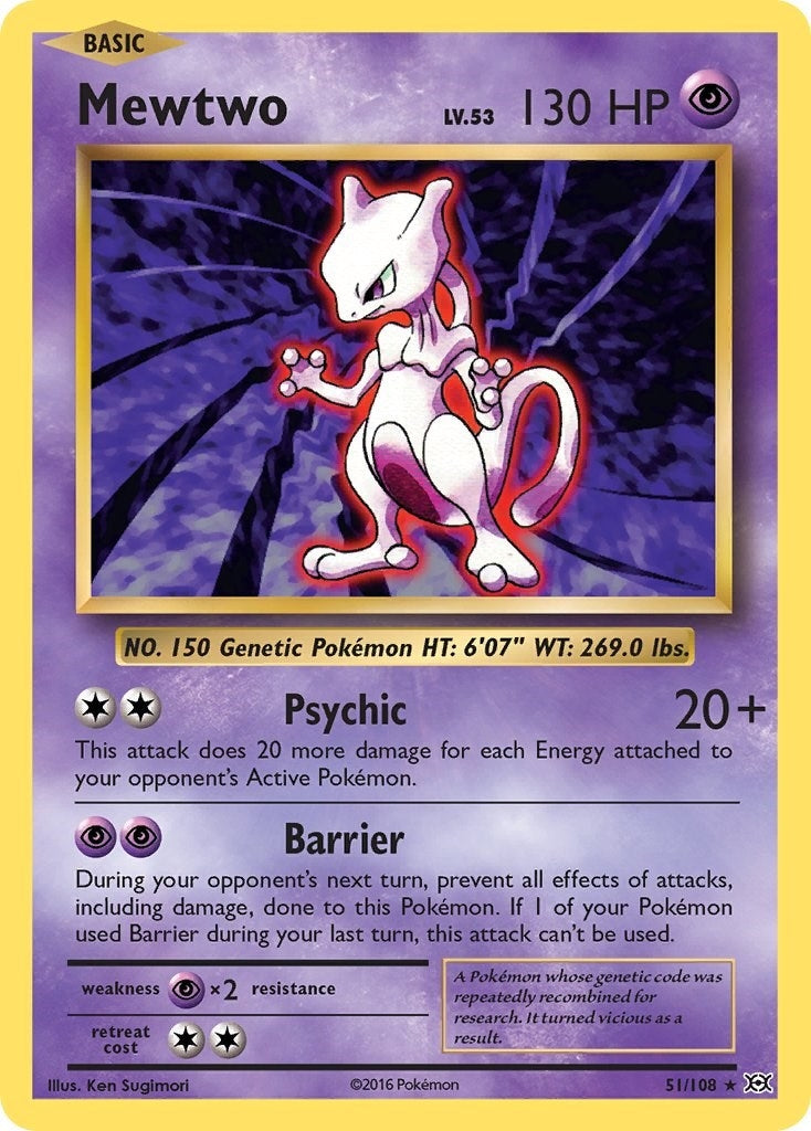 Image for Mewtwo (XY - Evolutions) (51/108) - Pokemon
