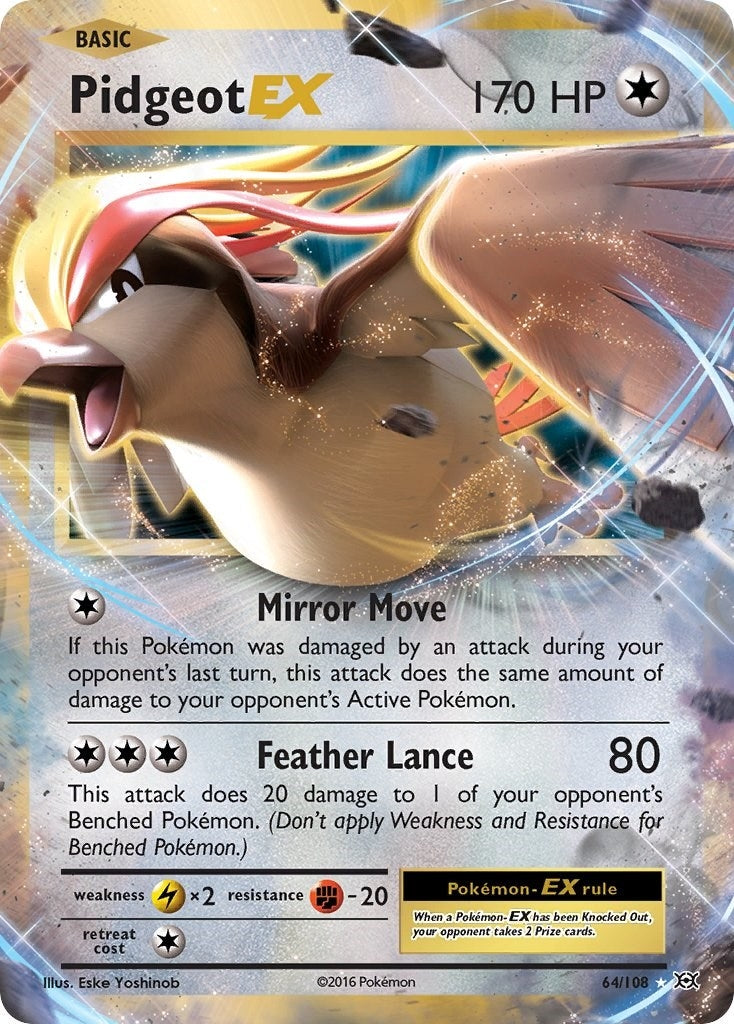 Image for Pidgeot EX (XY - Evolutions) (64/108) - Pokemon