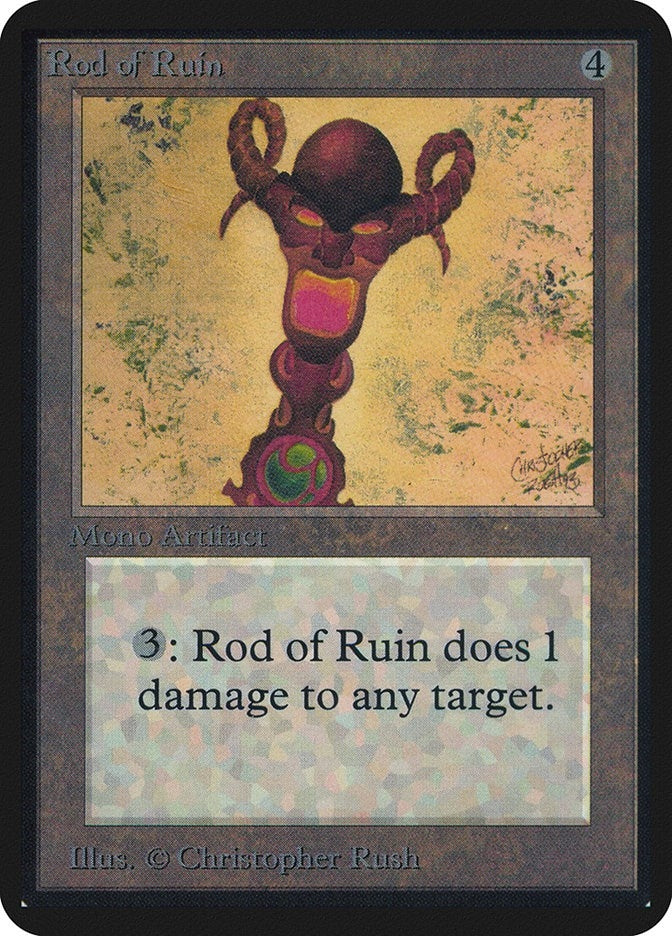 Image for Rod of Ruin (Alpha Edition) - Magic: The Gathering