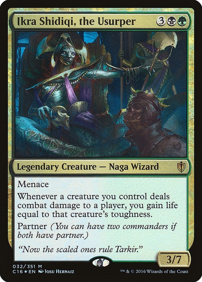 Image for Ikra Shidiqi, the Usurper (Commander 2016) (32) - Magic: The Gathering