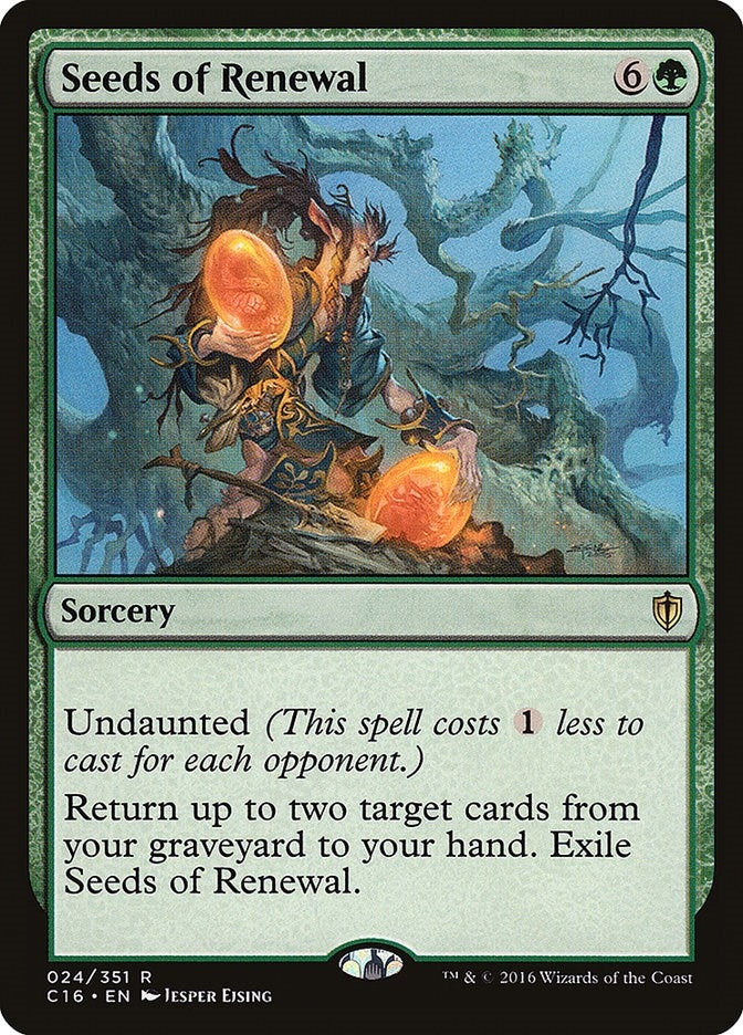 Image for Seeds of Renewal (Commander 2016) (24) - Magic: The Gathering