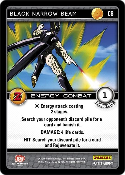 Image for Black Narrow Beam (Panini: Awakening) (C8) - Dragon Ball Z TCG