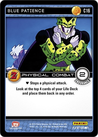 Image for Blue Patience (Panini: Awakening) (C16) - Dragon Ball Z TCG