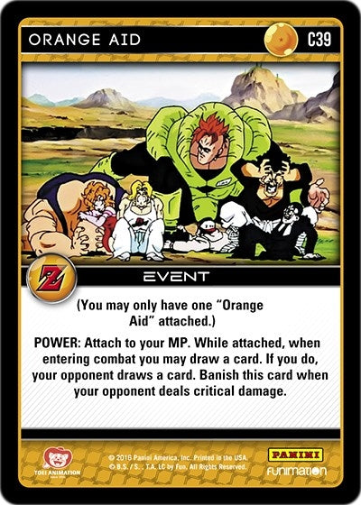 Image for Orange Aid (Panini: Awakening) (C39) - Dragon Ball Z TCG