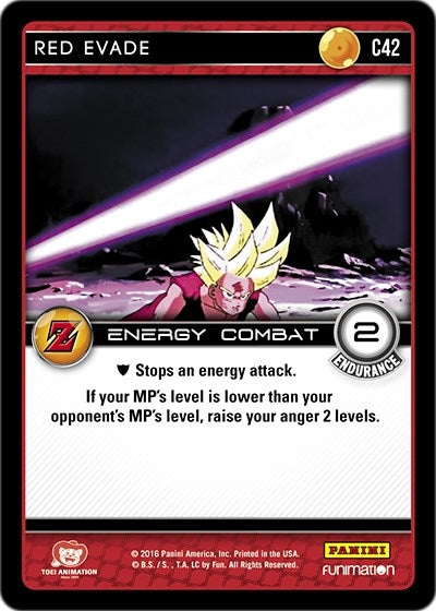 Image for Red Evade (Panini: Awakening) (C42) - Dragon Ball Z TCG