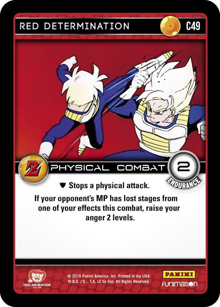 Image for Red Determination (Panini: Awakening) (C49) - Dragon Ball Z TCG