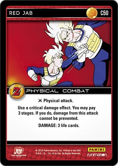 Image for Red Jab (Panini: Awakening) (C50) - Dragon Ball Z TCG