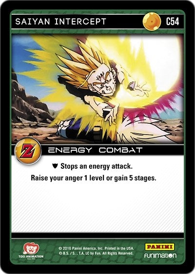 Image for Saiyan Intercept (Panini: Awakening) (C54) - Dragon Ball Z TCG