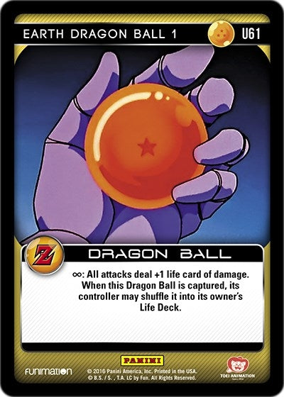 Image for Earth Dragon Ball 1 (Panini: Awakening) (U61) - Dragon Ball Z TCG