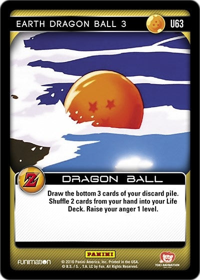 Image for Earth Dragon Ball 3 (Panini: Awakening) (U63) - Dragon Ball Z TCG
