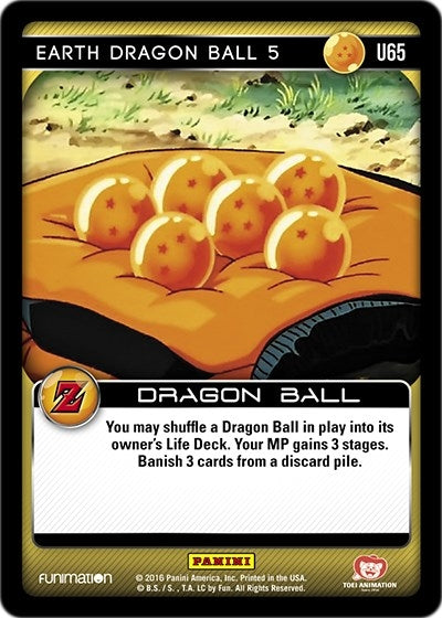 Image for Earth Dragon Ball 5 (Panini: Awakening) (U65) - Dragon Ball Z TCG