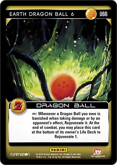 Image for Earth Dragon Ball 6 (Panini: Awakening) (U66) - Dragon Ball Z TCG