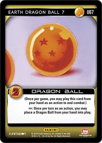 Image for Earth Dragon Ball 7 (Panini: Awakening) (U67) - Dragon Ball Z TCG
