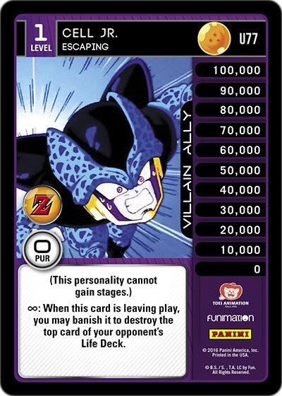 Image for Cell Jr. - Escaping (Panini: Awakening) (U77) - Dragon Ball Z TCG