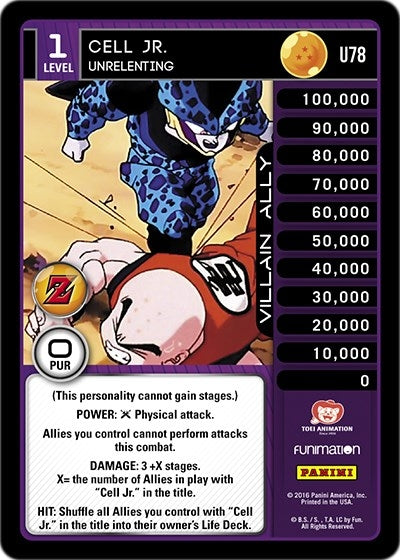 Image for Cell Jr. - Unrelenting (Panini: Awakening) (U78) - Dragon Ball Z TCG