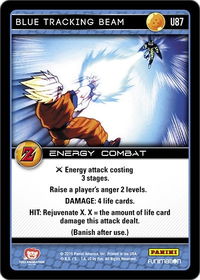Image for Blue Tracking Beam (Panini: Awakening) (U87) - Dragon Ball Z TCG