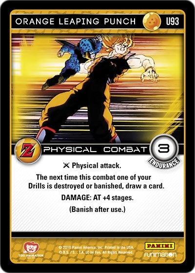 Image for Orange Leaping Punch (Panini: Awakening) (U93) - Dragon Ball Z TCG