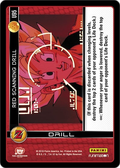 Image for Red Scanning Drill (Panini: Awakening) (U95) - Dragon Ball Z TCG