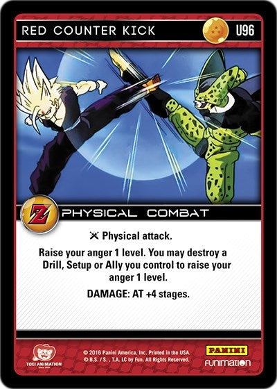 Image for Red Counter Kick (Panini: Awakening) (U96) - Dragon Ball Z TCG