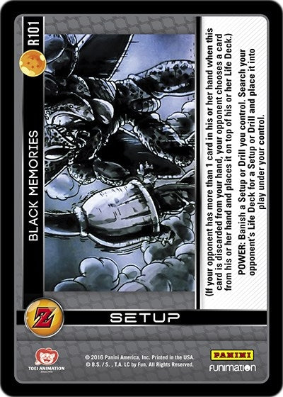 Image for Black Memories (Panini: Awakening) (R101) - Dragon Ball Z TCG