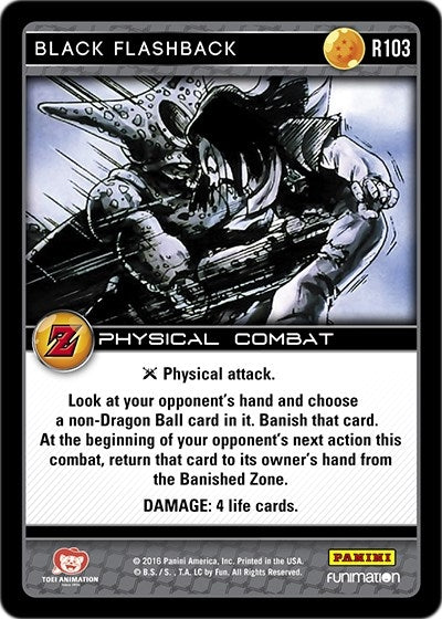 Image for Black Flashback (Panini: Awakening) (R103) - Dragon Ball Z TCG