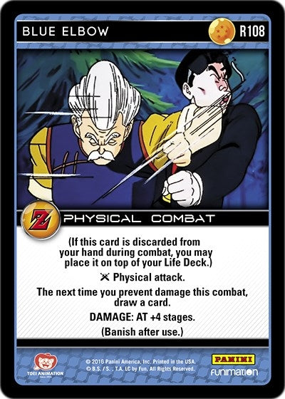 Image for Blue Elbow (Panini: Awakening) (R108) - Dragon Ball Z TCG