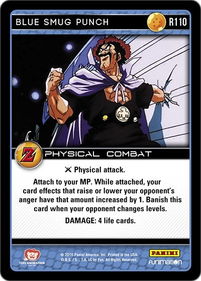 Image for Blue Smug Punch (Panini: Awakening) (R110) - Dragon Ball Z TCG