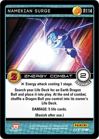 Image for Namekian Surge (Panini: Awakening) (R114) - Dragon Ball Z TCG
