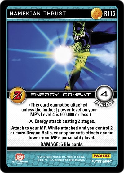 Image for Namekian Thrust (Panini: Awakening) (R115) - Dragon Ball Z TCG