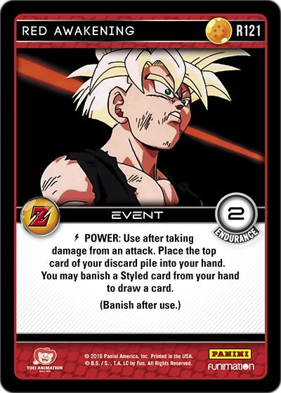Image for Red Awakening (Panini: Awakening) (R121) - Dragon Ball Z TCG