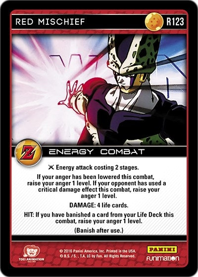 Image for Red Mischief (Panini: Awakening) (R123) - Dragon Ball Z TCG